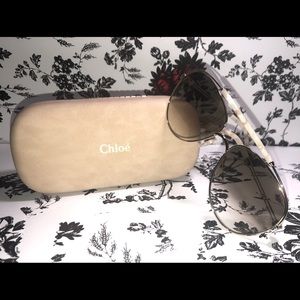 Chloe 59mm Aviator Sunglasses